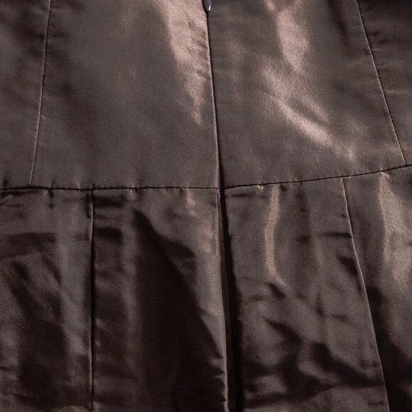 J.Crew Occasion Dress Silk Brown Size 2 NWT Minimalist Eveningwear - Picture 5 of 8